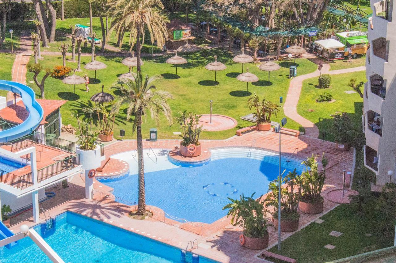 Benal Beach Suite Ii, Estudio Con Parque Acuatico Y Vistas Al Mar. Benalmadena Exterior photo