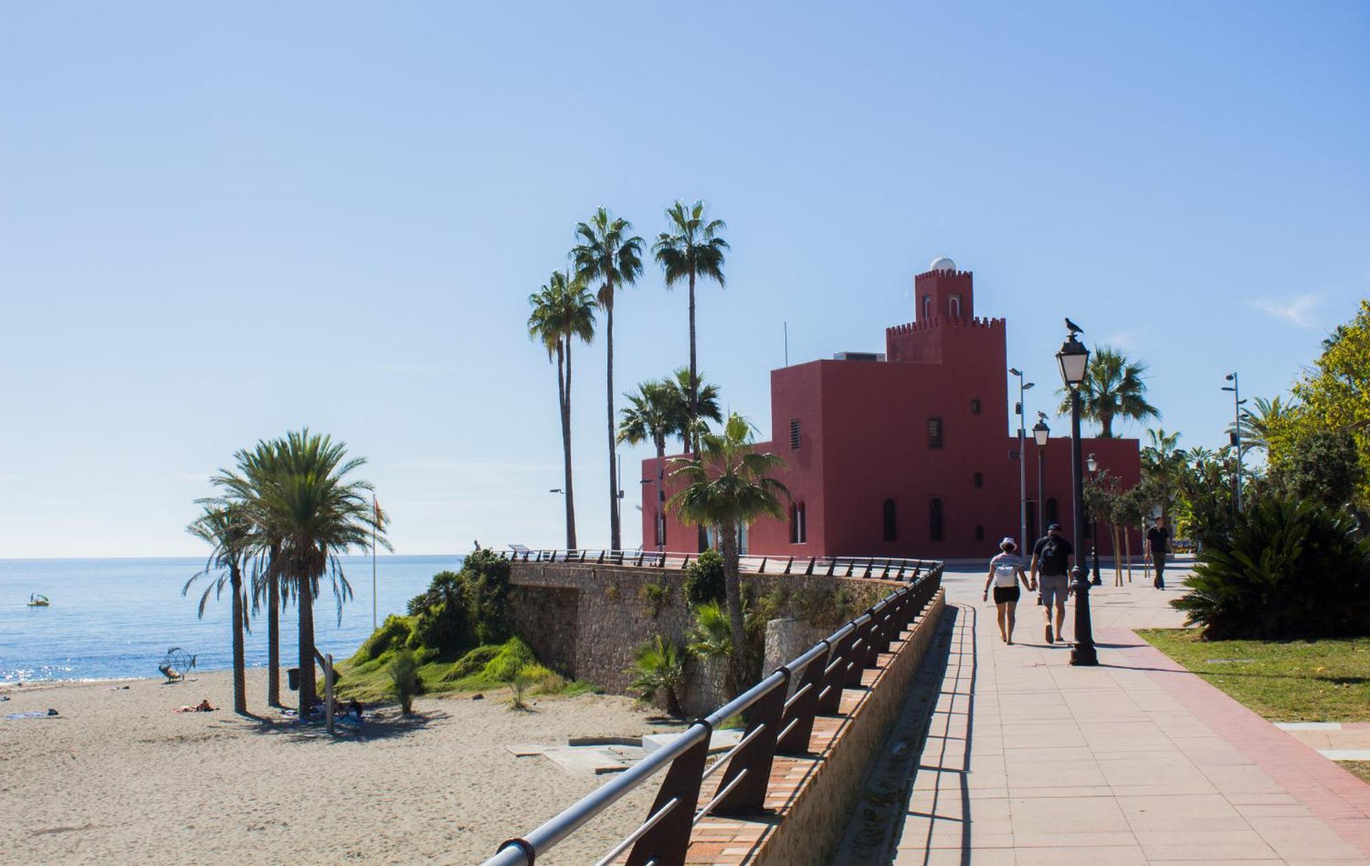 Benal Beach Suite Ii, Estudio Con Parque Acuatico Y Vistas Al Mar. Benalmadena Exterior photo