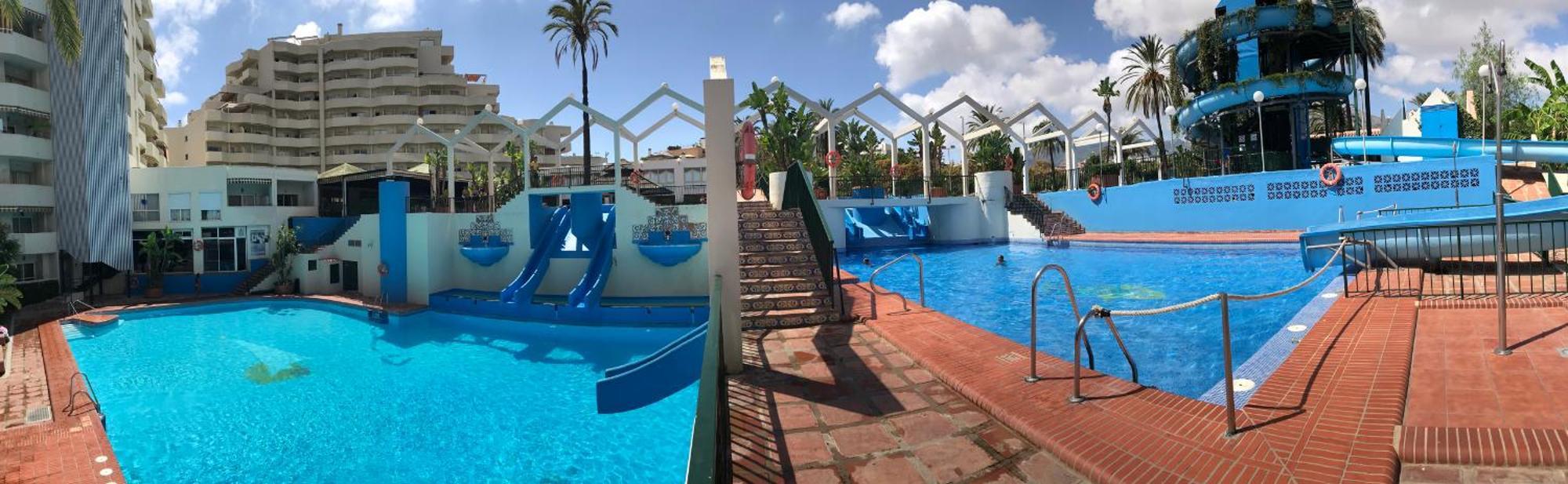 Benal Beach Suite Ii, Estudio Con Parque Acuatico Y Vistas Al Mar. Benalmadena Exterior photo