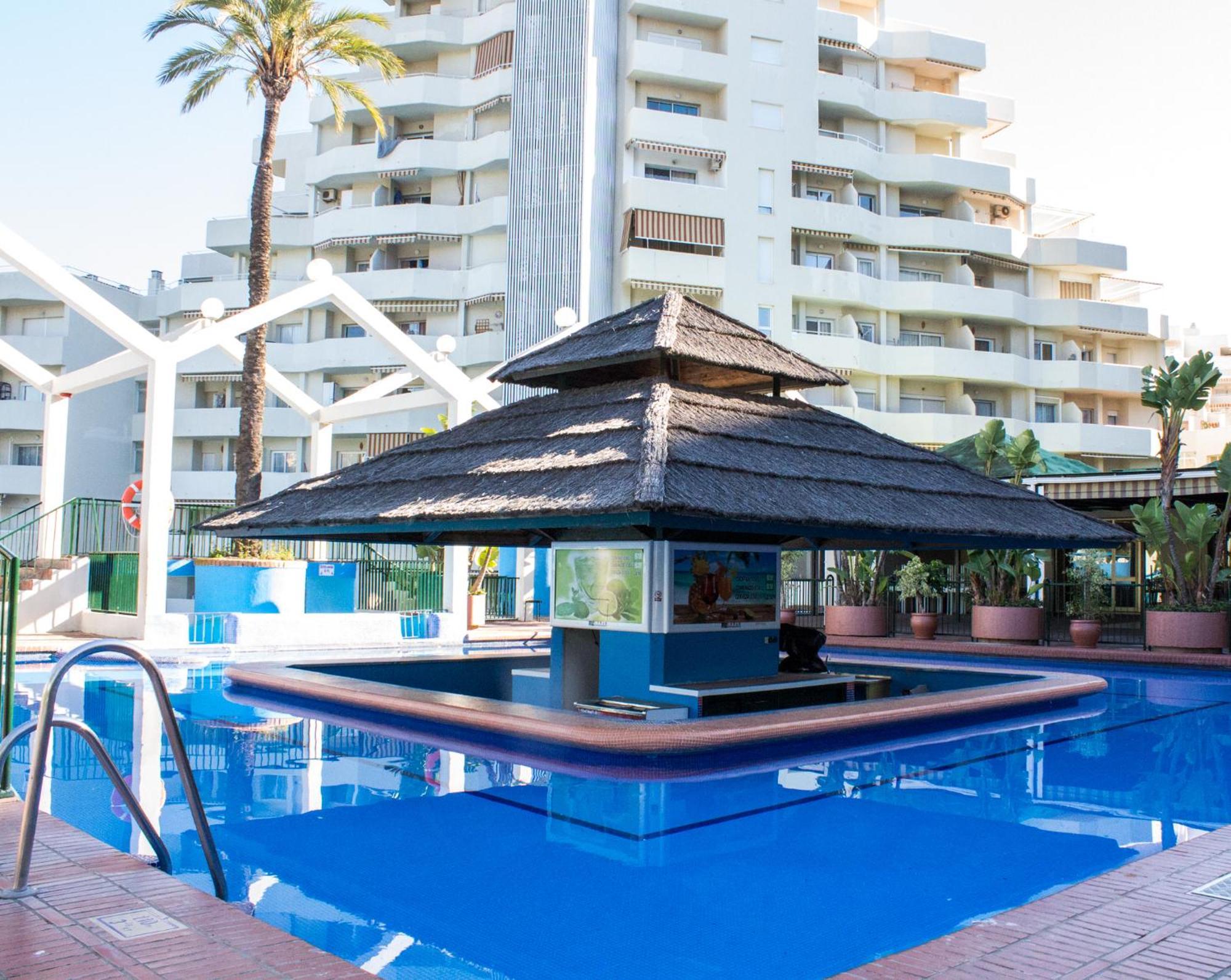 Benal Beach Suite Ii, Estudio Con Parque Acuatico Y Vistas Al Mar. Benalmadena Exterior photo
